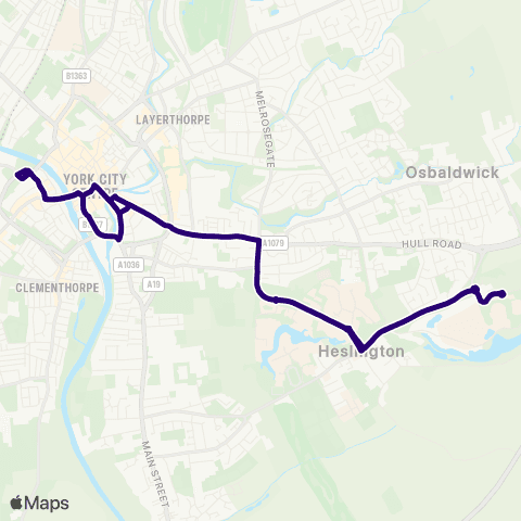 First York Rougier Street - Rougier Street map