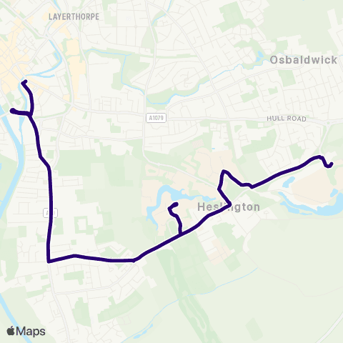 First York Campus East Interchange - Merchantgate map