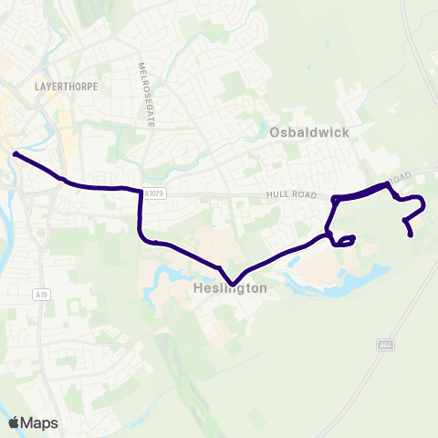 First York Campus East Interchange - Merchantgate map
