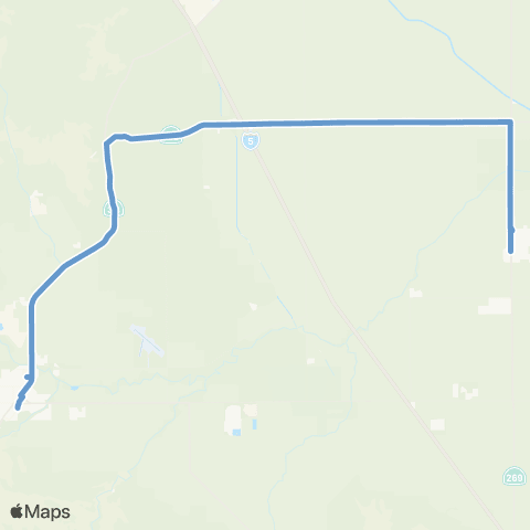 FCRTA Huron Transit map