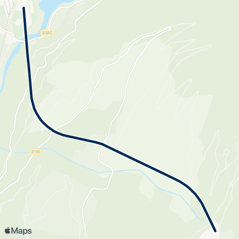 Funiculaire des Arcs Bourg-Saint-Maurice ↔ Arc 1600 map