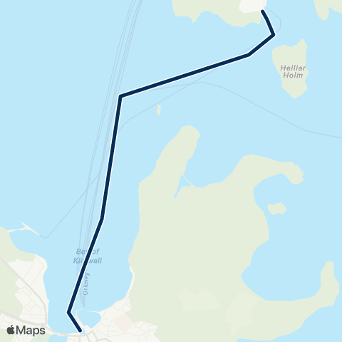 Orkney Ferries Shapinsay map