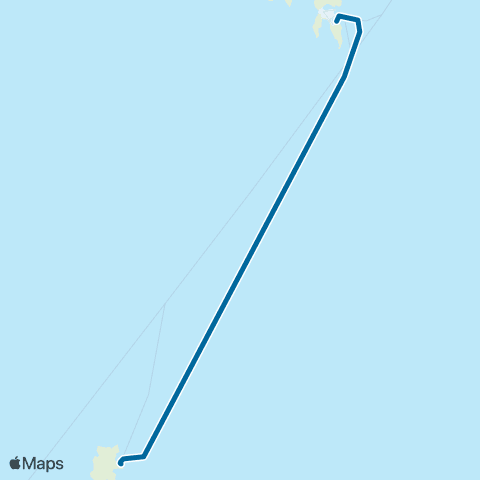 Shetland Ferries Fair Isle map