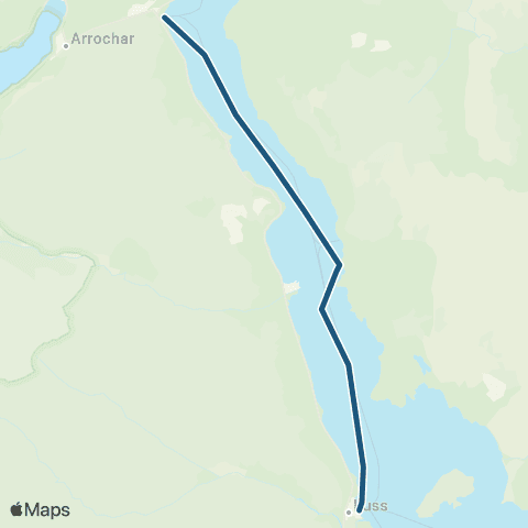 Cruise Loch Lomond Tarbet (Loch Lomond) Pier - Luss Pier map