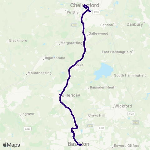 First Essex Bus Station - Bus Station map