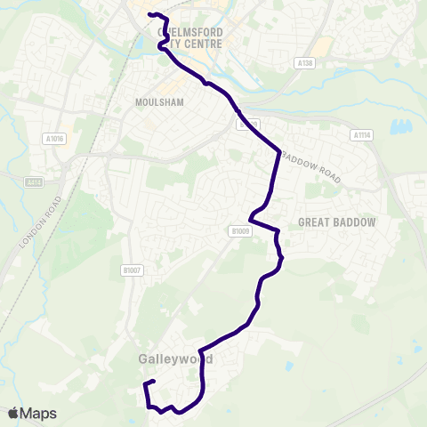 First Essex Keene Hall - Bus Station map