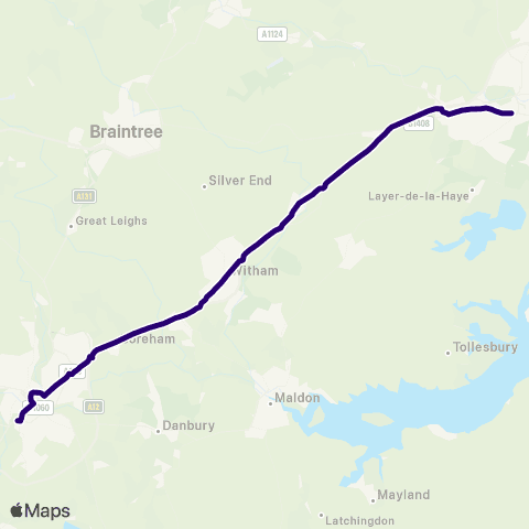 First Essex Wood Street - Norman Way Schools map