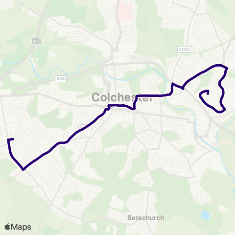 First Essex Bus Station - Tesco Store map