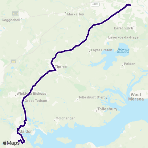 First Essex Blackwater Leisure Centre - Osborne St map