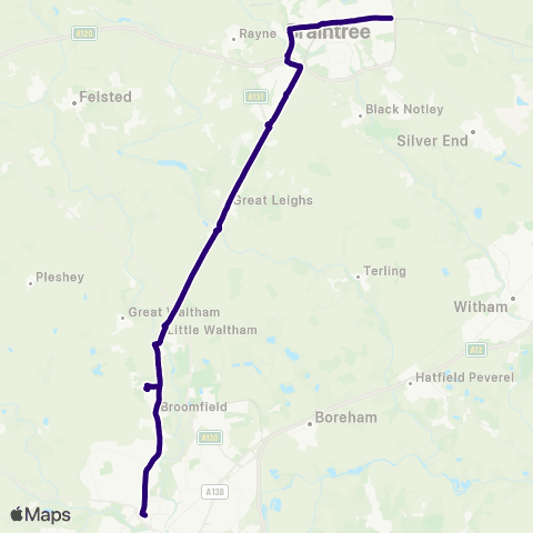First Essex Bus Interchange - Bus Station map