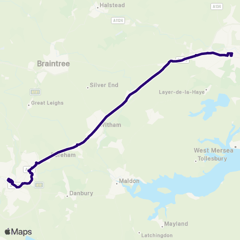 First Essex Bus Station - Osborne Street map