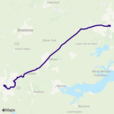 First Essex Bus Station - Osborne Street map