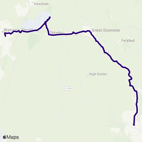 First Essex Bus Station - Interchange map