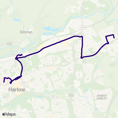 First Essex Princess Alexandra Hosp - Old Oak Way map