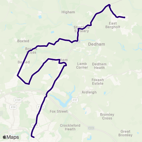 First Essex St Andrews Gardens - High School map