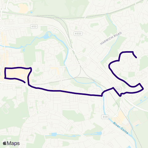 First Essex Library - Osborne Street map