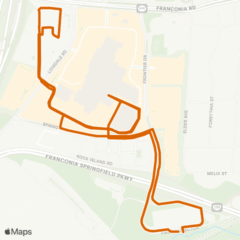 Fairfax Connector Tags Springfield Circulator map