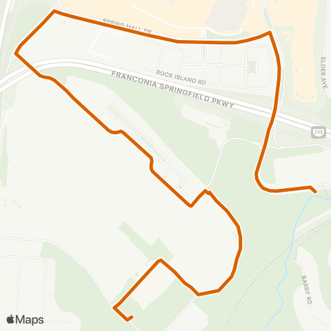 Fairfax Connector Tags Springfield Tsa map