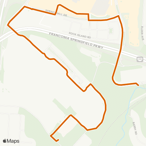Fairfax Connector Tags Springfield Tsa Lunch map