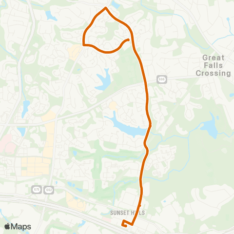 Fairfax Connector Center Harbor - Wiehle map