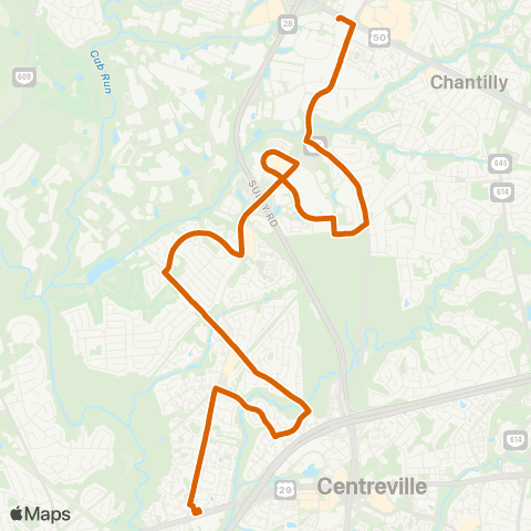 Fairfax Connector Aubrey Patent - Westfields map