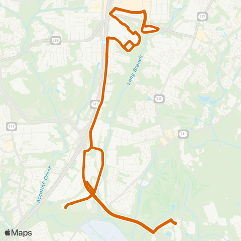 Fairfax Connector Dla - Newington map