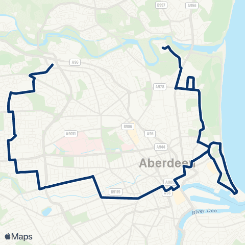First Aberdeen Turning Circle - Aulton Court map
