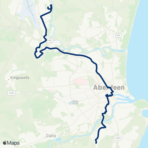 First Aberdeen Howe Moss Road - Slessor Drive map