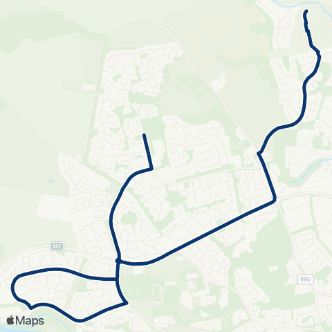 First Aberdeen Shielhill Drive - Middleton Circle map