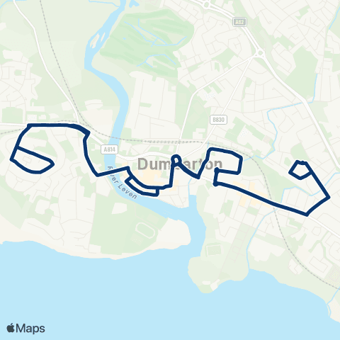 First Greater Glasgow Lennox Road - Lennox Road map