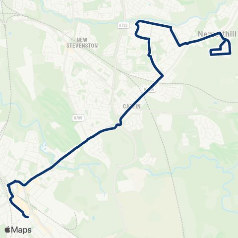 First Greater Glasgow Church Street - Watson Street map