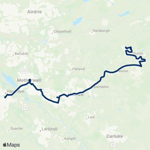 First Greater Glasgow Tilt Road - Bus Station map