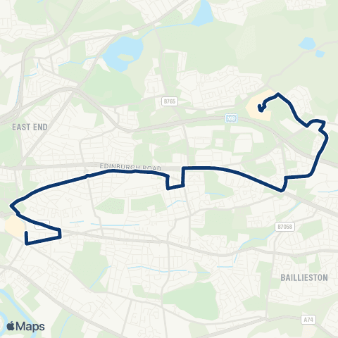 First Greater Glasgow Glasgow Fort - East Wellington Street map