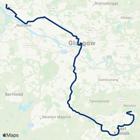 First Greater Glasgow Erskine House - Shaftsbury Court map