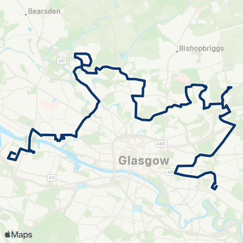 First Greater Glasgow Queen Elizabeth Hospitals - Tollcross Rd map