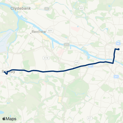 First Greater Glasgow Buchanan Bus Station - Storie Street map