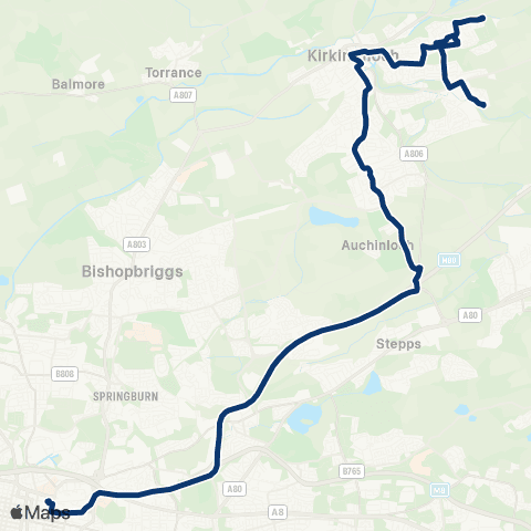 First Greater Glasgow Turning Circle - Buchanan Bus Station map