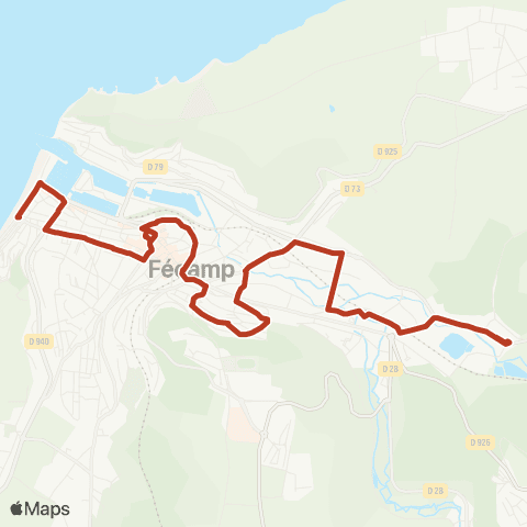 Ficibus Z.A le Héron <> Plage map