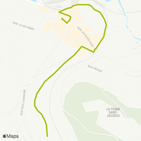 Ficibus Cimetière <> Saint Étienne map