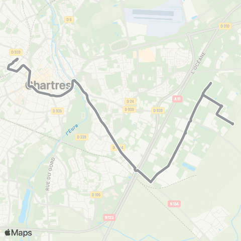 Filibus Guerlain-Pôle d'échange map