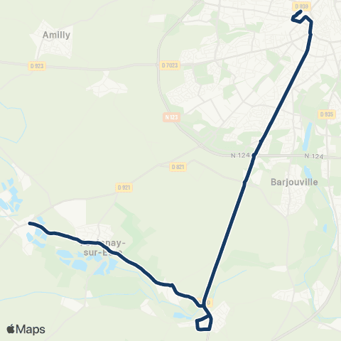 Filibus Pont Tranchefetu-Pôle d'échange map