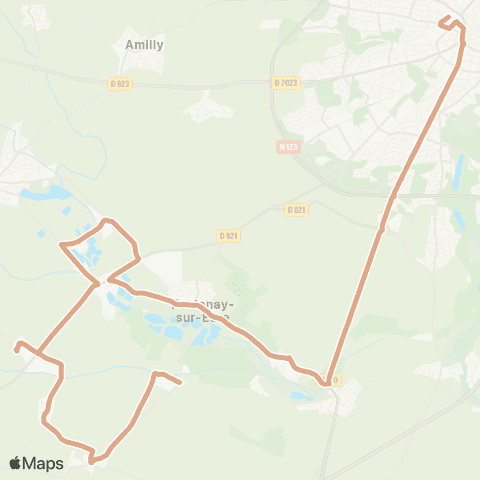 Filibus Pôle d'échange-Pont Tranchefetu map