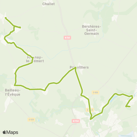 Filibus Collège Soutine-Mairie Clévilliers map