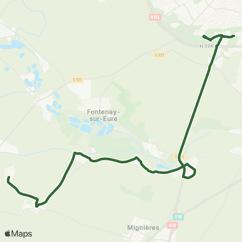 Filibus Trizay-Lycée Monfort map