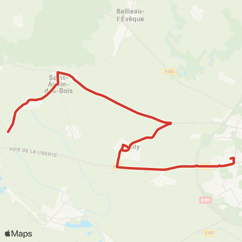 Filibus Petit Chêne-Herriot map