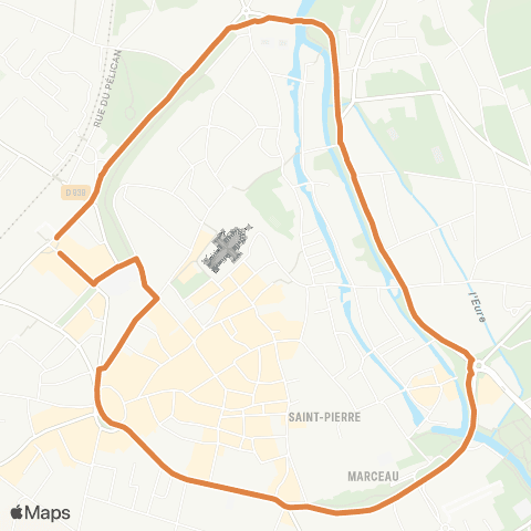 Filibus Gare-Félibien-Gare-Félibien map