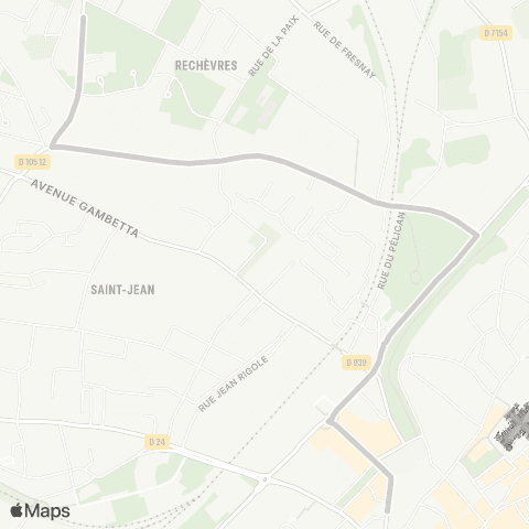 Filibus Jehan de Beauce-Pôle d'échange map