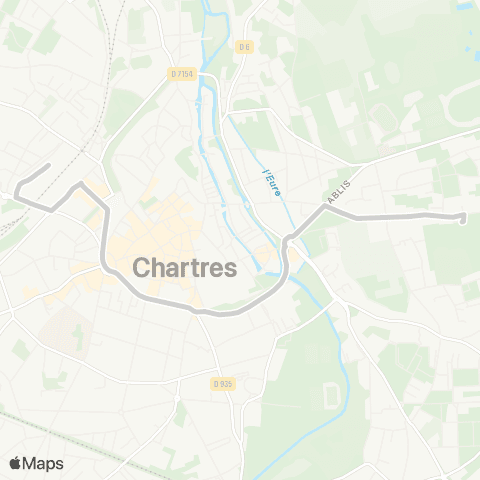 Filibus Lycée Fulbert-Pôle d'échange map