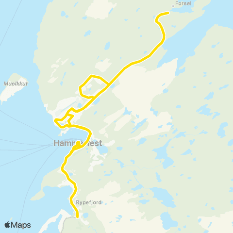 Snelandia Prærien - Rypefjord map