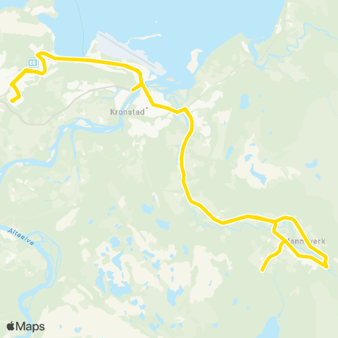 Snelandia Alta - Tverrelvdalen map